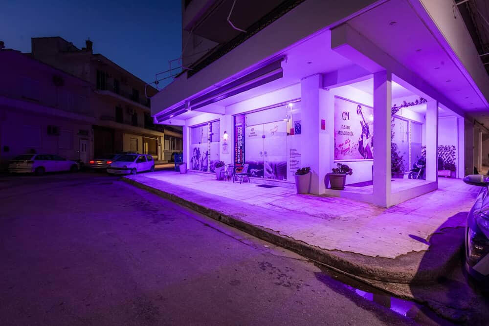 Πλαϊνή πρόσοψη Ωδείου Μελοποιία Σπάρτης Πλαϊνή πρόσοψη Ωδείου Μελοποιία Σπάρτης